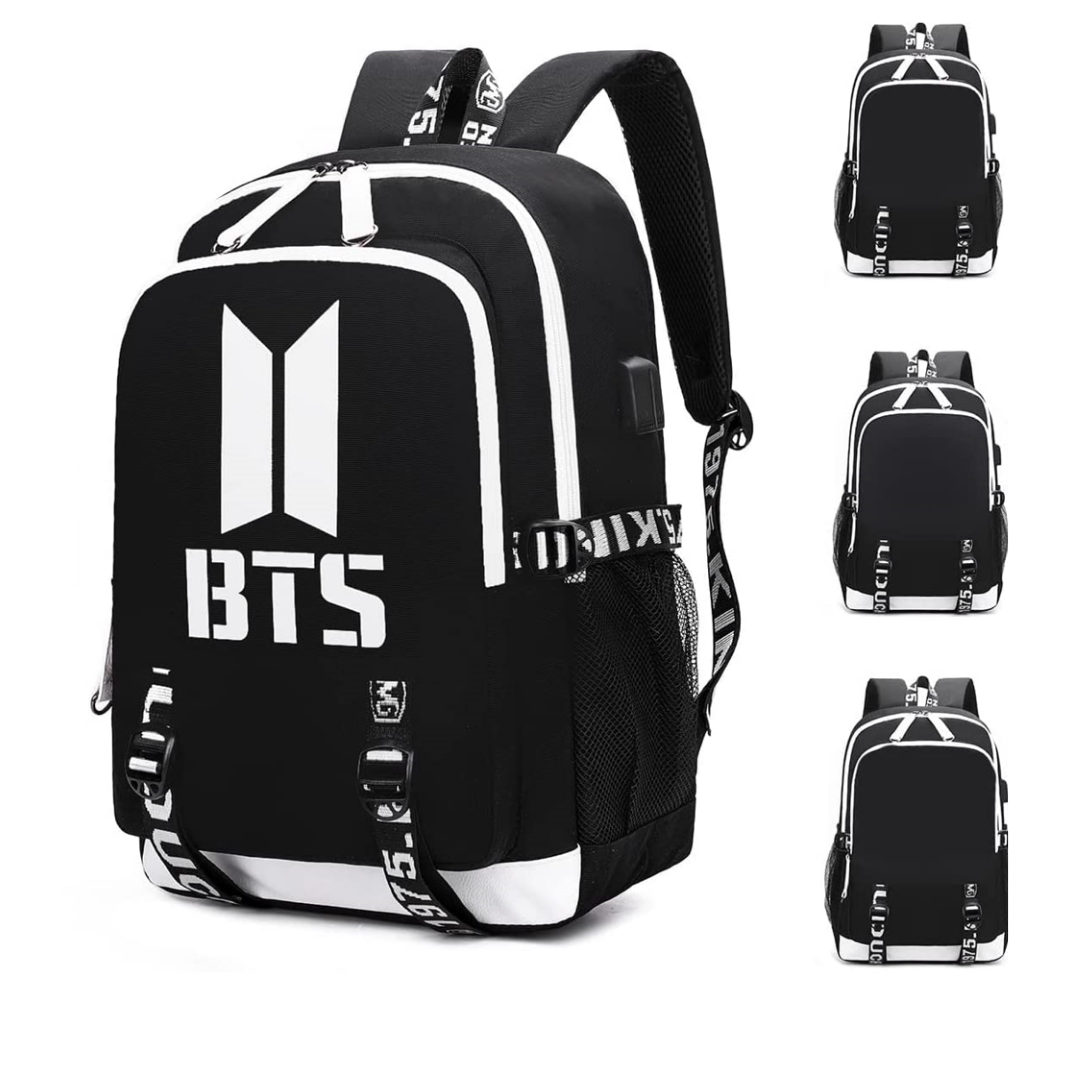 Mochila Casual Kpop Bts Negro