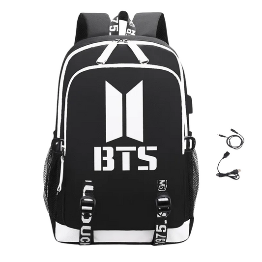 Mochila Casual Kpop Bts Negro