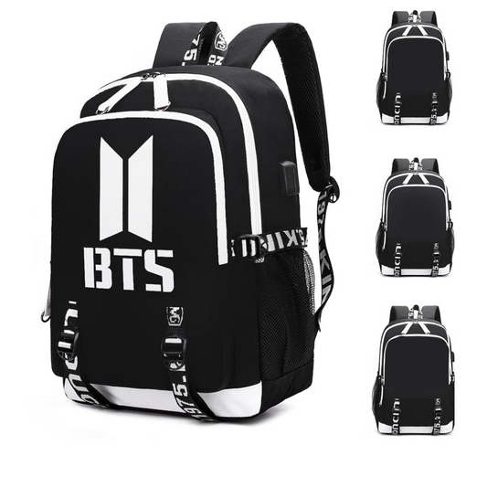 Mochila Casual Kpop Bts Negro