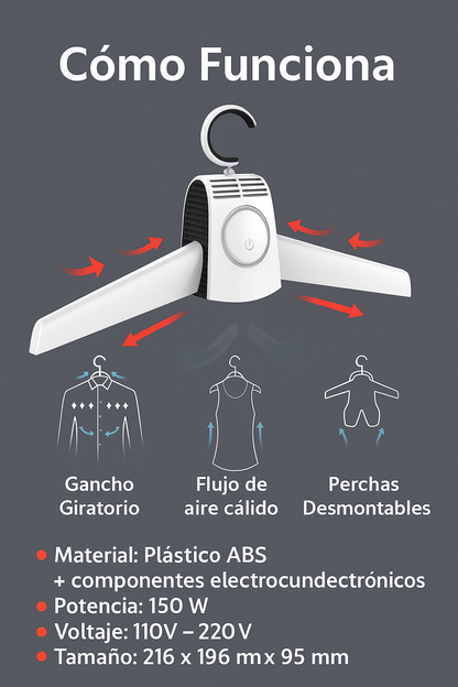 Gancho Secador de Ropa